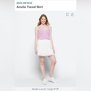 StitchFix  Skies Are Blue Amelie Tiered skirt NWT size M
